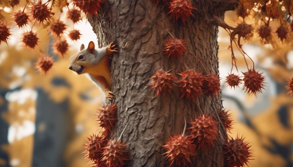 liquidambar tree for squirrels